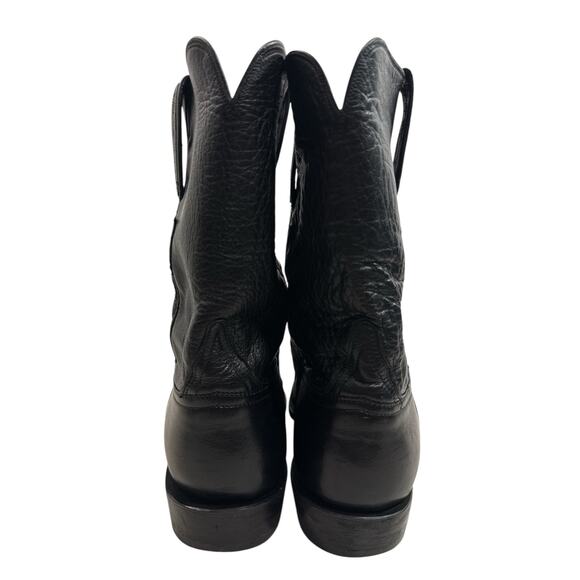 Lucchese Classics Handmade Black Leather Cowboy Boots USA Men’s 11 Est main image 8